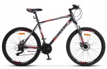 Велосипед 26' хардтейл, рама алюминий ДЕСНА-2650 MD серый/красный, диск, 24 ск., 16' 2019 LU082371